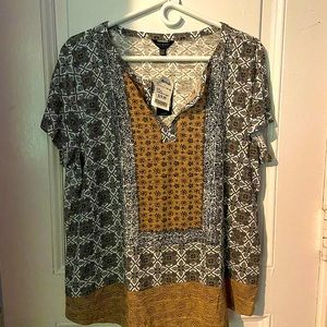 Lucky Brand women’s short sleeve shirt - brand new